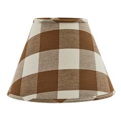 Buffalo Brown Check Lamp Shade-Lange General Store Cream Lamp Shades, Cream Lamp, Cream Lamps, Primitive Pictures, Fabric Lamp Shade, Buffalo Check Fabric, Checked Fabric, Fabric Lamp, Dripping Candles