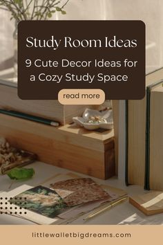 Study room ideas Aesthetic Study Room, Cozy Study Space, Study Room Ideas, Cozy Study, Aesthetic Study, Study Rooms, Study Space, Big Dreams