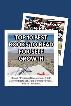 two books with the title top 10 best books to read for self growth on them