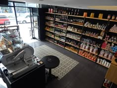 the inside of a store filled with lots of bottles