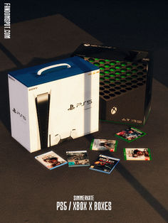 an image of a video game box with its contents on the ground next to it