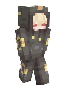 an image of a minecraft character that looks like he is holding his hands behind his back