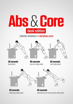 the abs and core poster shows how to do it