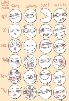 an image of different expressions on the face