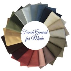 french general for moda in various colors