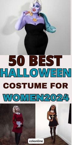 halloween costumes for women with text overlay that reads 50 best halloween costume for women