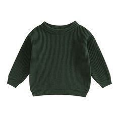 PRICES MAY VARY. Material is knitted,and fabric is breathable and sweat-absorbent,and feeling is soft and comfortable This toddler sweater is o-neck,solid color,long sleeve,new adorable autumn winter sweater for baby girl,best gift for your baby This baby sweater is pretty and fashionable,can make your little girl more cute and get more compliments;and this baby girl sweater is casual and loose,easy to put on and take off;and it would be best birthday gift,halloween gift,thanksgiving gift,and ch Winter Warm Outfits, Summer Outfit Accessories, Baby Girl Sweater, Boys Knit Sweaters, Toddler Sweater, Boys Knits, Long Sleeve Knit Sweaters, Boys Sweaters