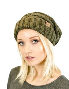 Thick Slouchy Knit Beanie. Perfect for keeping your head warm. Collect all the colors!

Head measurement: 57 cm, 22-3/8", Size 7-1/8
100% Soft Acrylic
Official C.C
One Size Fits Most
Slouchy
Imported | Oversized Solid Color Beanie For Fall, Solid Color Fall Beanie One Size, Warm Solid Color Beanie One Size, Solid Warm One-size Beanie, Casual Solid Beanie For Fall, Casual Solid Color Beanie For Fall, Warm Slouchy Solid Color Hat, Fall Acrylic Beanie One Size Fits Most, One Size Solid Color Hat For Fall