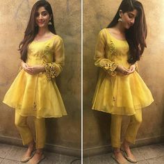 Orang India, Mawra Hocane, Short Frocks, Nikkah Dress, Gaun Fashion, Indian Gowns Dresses, Designer Kurtis