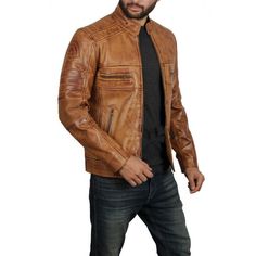 Description Distressed brown leather jacket will remain a staple in men's biker jacket fashion regardless of the changing trend. This leather biker jacket is one of the timeless fashion pieces that enhances an outfit's attraction. This biker jacket is made of natural leather and features viscous linings. These are the main reasons this jacket stays in the trend of leather biker jackets. Moreover, the stitching of this biker jacket is done very well, and it holds it firmly. That's why our leather Distressed Brown Fitted Leather Jacket, Brown Rugged Fitted Biker Jacket, Rugged Brown Fitted Biker Jacket, Brown Fitted Rugged Biker Jacket, Rugged Fitted Brown Biker Jacket, Brown Fitted Masculine Leather Jacket, Masculine Fitted Brown Leather Jacket, Fitted Distressed Brown Biker Jacket, Casual Style, Casual Fitted Distressed Brown Biker Jacket