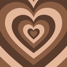 two hearts are in the middle of a brown and white background