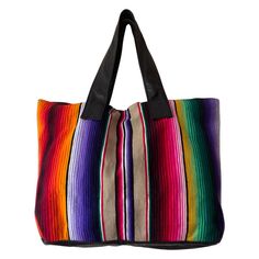 Mexico Lindo Tote - SOLOLI Large Casual Bag For On-the-go, Shopping Weekender Tote Bag With Adjustable Strap, Shopping Tote Weekender Bag With Adjustable Strap, Tote Weekender Bag With Adjustable Strap For Shopping, Daily Use Tote Travel Bag With Leather Handles, Daily Use Travel Tote With Leather Handles, Daily Use Leather Handle Tote Travel Bag, Shopping Weekender Bag With Adjustable Strap, Multicolor Reversible Bag With Double Handle