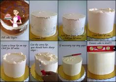 instructions on how to decorate a cake