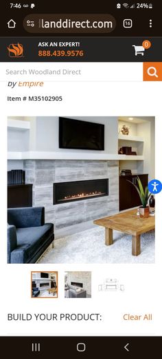 the homepage for an appliance that is selling furniture and decorating items