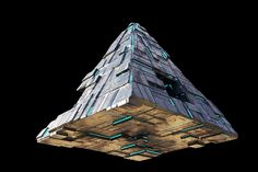 Pyramid Spaceship Pyramid Spaceship, Spaceship 3d, Artwork Tutorial, Sci Fi Props, 3d Space, 3d Props, Low Poly 3d, Space Station, 3d Artist