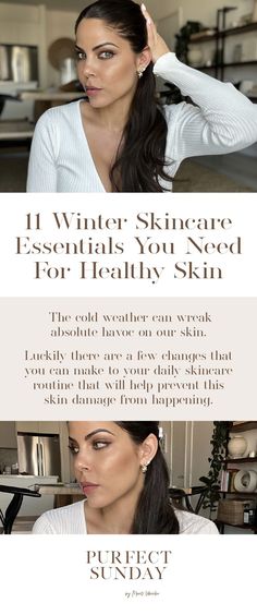 Do you want to know the winter skincare essentials you need to use in order to keep your skin healthy and glowing during the cold winter weather? We are officially into fall and winter is on its way. By incorporating these winter skincare essentials into your daily regimen you’ll avoid months of dry dull skin. Instead, you’ll be able to keep your skin happy, healthy, and glowing. Skincare Routine 20s, Skin Care Routine 30s, For Healthy Skin, Skincare Essentials