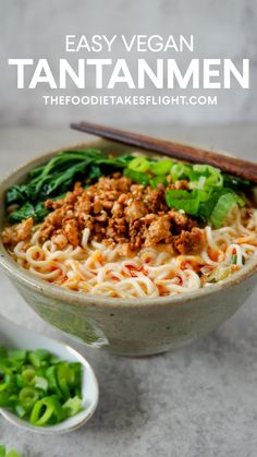 Tantanmen Ramen Recipe, Vegan Asian Food, Sweet Chili Tofu, Tantanmen Ramen, Ramen Vegan, Chili Tofu, Vegan Ramen Recipes, Chili Recipe Stovetop, Vegan Japanese