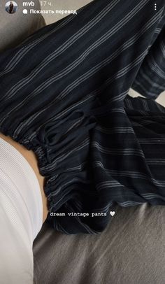 Pajama Pants Aesthetic, Pants Aesthetic, Striped Pajamas, Striped Pyjamas, 가을 패션, Mode Vintage, Looks Style, Aesthetic Outfits, Comfy Outfits