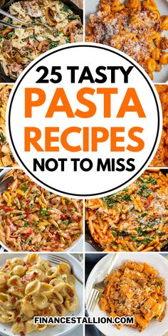 25 tasty pasta recipes not to miss