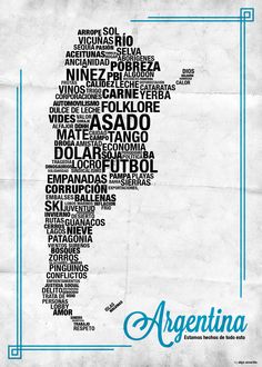 a poster with the names of different cities in blue and white on a piece of paper