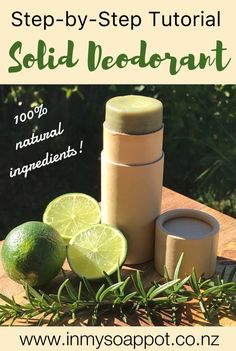 A 100% NATURAL, zero-waste, eco-friendly, MILD and NON-IRRITATING DEODORANT tutorial with NO ALUMINIUM, BAKING SODA or other nasty ingredients and toxins. Using only natural ingredients and a special blend of essential oils to keep your armpits feeling fresh and clean! Deodorant Recipes, Diy Deodorant, Homemade Deodorant, Homemade Lotion, Homemade Beauty, Natural Therapy, Natural Diy, Diy Body, Natural Beauty Tips