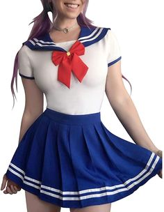 Best Female Halloween Costumes, Pyjamas Onesie, Halloween Costumes Plus Size, Girls Sailor Dress, Cheerleader Costume, Hallowen Costume, Sailor Moon Cosplay