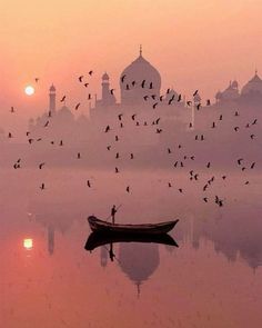 Indian Travel Photography, Indian Aesthetic Places, Birds Flying Painting, India Travel Aesthetic, Taj Mahal Aesthetic, Indian Culture Aesthetic, Desi Painting, Indian Aesthetic, Foto Art