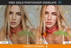 Volné mobilní zlaté překryvy kliknutím na odkaz níže. Lightroom Presets Bundle