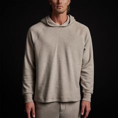 Men's Thermal Knit Lounge Set With Cashmere Blanket Gift Set Includes: MBTK3472 Thermal Knit Hooded Raglan in Dapple MBTK1361 Thermal Knit Lounge Pant in Dapple HCG9446 Cashmere Knit Blanket in Taupe Melange Knit Lounge Set, Prep Style, Cashmere Blanket, Mens Thermals, Knit Blanket, Stylish Sweaters, Clothing Stores, Japanese Fabric, Blanket Gift