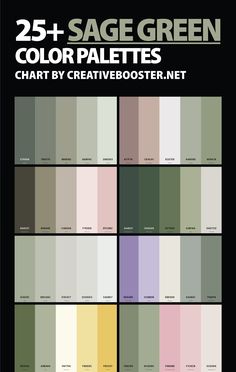 the color scheme for this poster shows different shades of green, yellow and pinks