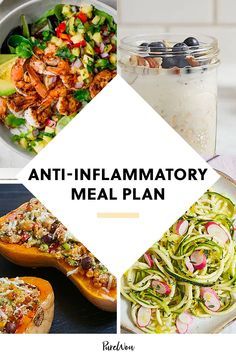 Interested in giving an anti-inflammatory diet a whirl? To help you get started, we prepared an easy to follow anti-inflammatory meal plan, that includes a week’s worth of delicious, meals for breakfast, lunch and dinner. #anti #inflammatory #mealplan Inflammation Diet Recipes, Healthy Food Facts, Inflammatory Diet, Recipes For Breakfast, Healthy Food Choices, Delicious Meals