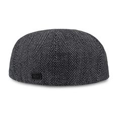 This Dockers men's ivy cap features a mixed patterned finish for a unique style to keep you warm this fall and winter. Made from 100% wool, this hat is perfect to wear with a sweater and jeans.Base Material: 100% WoolCare: Spot CleanBrim Width: 2 InchCountry of Origin: Imported Black Six-panel Fall Hat, Black Herringbone Pattern Flat Cap, Casual Outdoor Hat With Herringbone Pattern, Casual Wool Hat With Flat Bill, Casual Winter Hat With Herringbone Pattern, Sweater And Jeans, Ivy Cap, Dockers Men, Fall And Winter