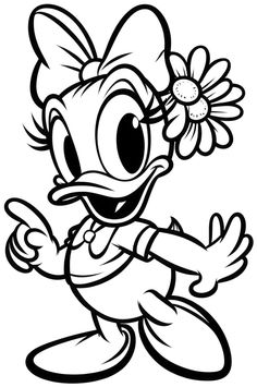 an image of a cartoon character with flowers in her hair