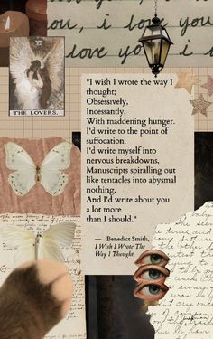 an altered collage with words and pictures