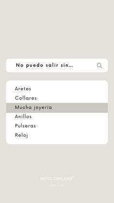 an image of a cell phone screen with the text'no puedeo sal sin '