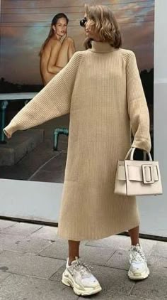 Knitwear Outfit Hijab, Knitwear Outfit, College Outfit, Knitwear Fashion, Knit Outfit