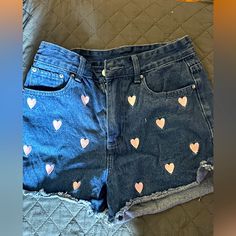 New Never Worn Shein Shorts, Denim Shorts, Color Blue, Womens Shorts, Pink, Women Shopping, Blue, Quick Saves, Color