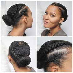 Easy Work Hairstyles, Flat Twist Updo, Flat Twist, Keeping It Simple