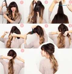 Ya sea que los hagas tu misma o se lo muestres a tu estilista de confianza. Fun Ponytails, Twist Ponytail, Tumblr Hair, Braids For Long Hair, Different Hairstyles, Elegant Hairstyles, Great Hair