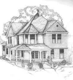 this is an artist's rendering of the house