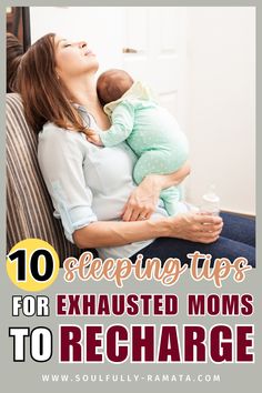 Exhausted moms, discover 10 effective sleep tips to help you rest better! Learn how to have a good sleep with these tips to sleep better at night. Perfect for sleep-deprived and new moms, these health care tips will help you find the rest you need. Improve your sleep and energy at www.soulfully-ramata.com. Tips For Falling Asleep, Tips To Sleep Better, Better Sleep Tips, Falling Asleep Tips, Exhausted Mom, Running On Empty, Running Mom, Have A Good Sleep, Natural Sleep Aids