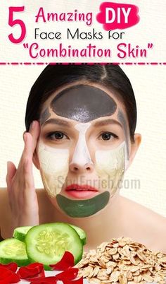 Combination skin care Skin Care Diy, Combination Skin Type, Homemade Face Masks, Mascara Facial, Homemade Face, Skin Care Recipes, Homemade Skin Care, Anti Aging Skin Products