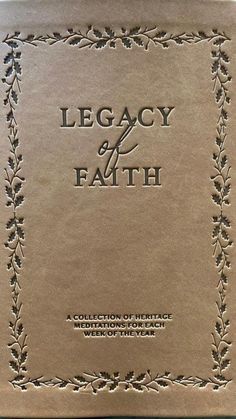 Legacy of Faith - Legacy of Faith - undefined - Salt and Honey Be Intentional, Weekly Schedule, Modest Clothing, Curated Gifts, Early Years, Eastern Europe, Harp, North America, Meditation