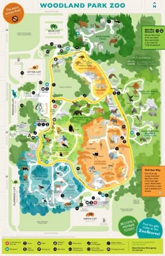 a map of woodland park zoo