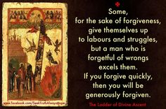 an old book with a quote on it that says some, for the sake of forgiveness give themselves up to labors and struggles