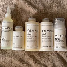 Authentic And Sealed Brand New Never Opened Or Used Olaplex Bundle No0 Size 5.2 Fl Oz No3 Size 3.3 Fl Oz No4&5 Size 8.5 Fl Oz No8 Size 3.3 Fl Oz Oplex Hair Products, Oplex Hair, Hair Serum, Nourishing Hair, Hair Repair, Outer Banks, Christmas Wishlist, Hair Products, Beauty Skin