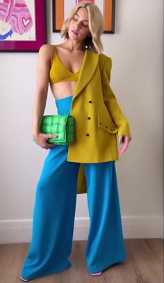 Colour Blocking Outfit, Color Outfits, Life Tips, Beauty And Lifestyle, Looks Chic