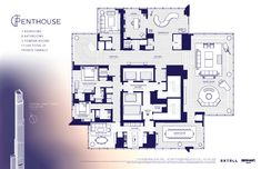 the floor plan for an apartment building