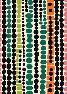 an abstract pattern with circles and dots