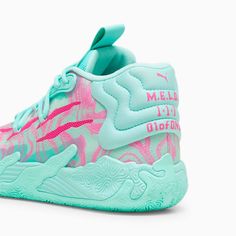 PUMA x LAMELO BALL MB.03 Miami Men's Basketball Shoes | PUMA Zapatillas Nike Basketball, Miami Basketball, Best Volleyball Shoes, Purple Pages, Best Basketball Shoes, Puma Shop, Womens Basketball Shoes, Lamelo Ball, Club Fits